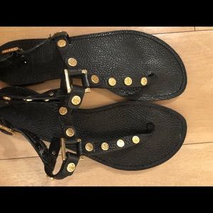 Tory Burch Thong Sandals Sling Back With Logo Stud
